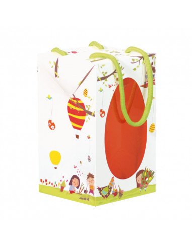 ŒUF LAIT et NOIR de Pâques GARNI 450g...