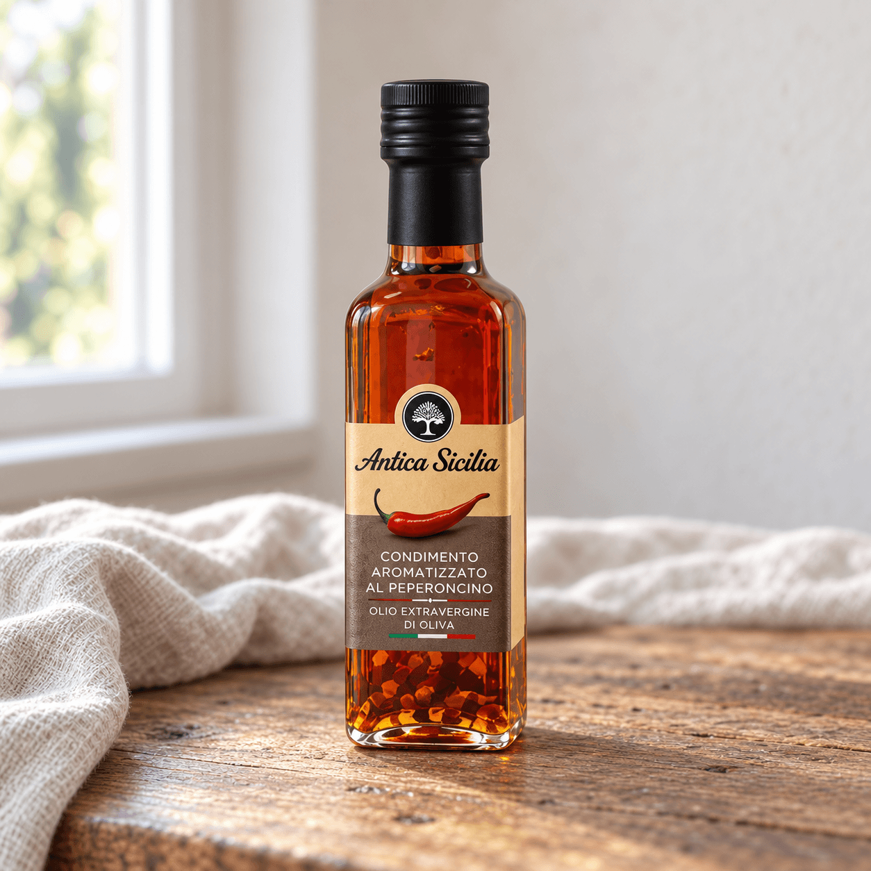 Huile d’olive au piment (10 ml)